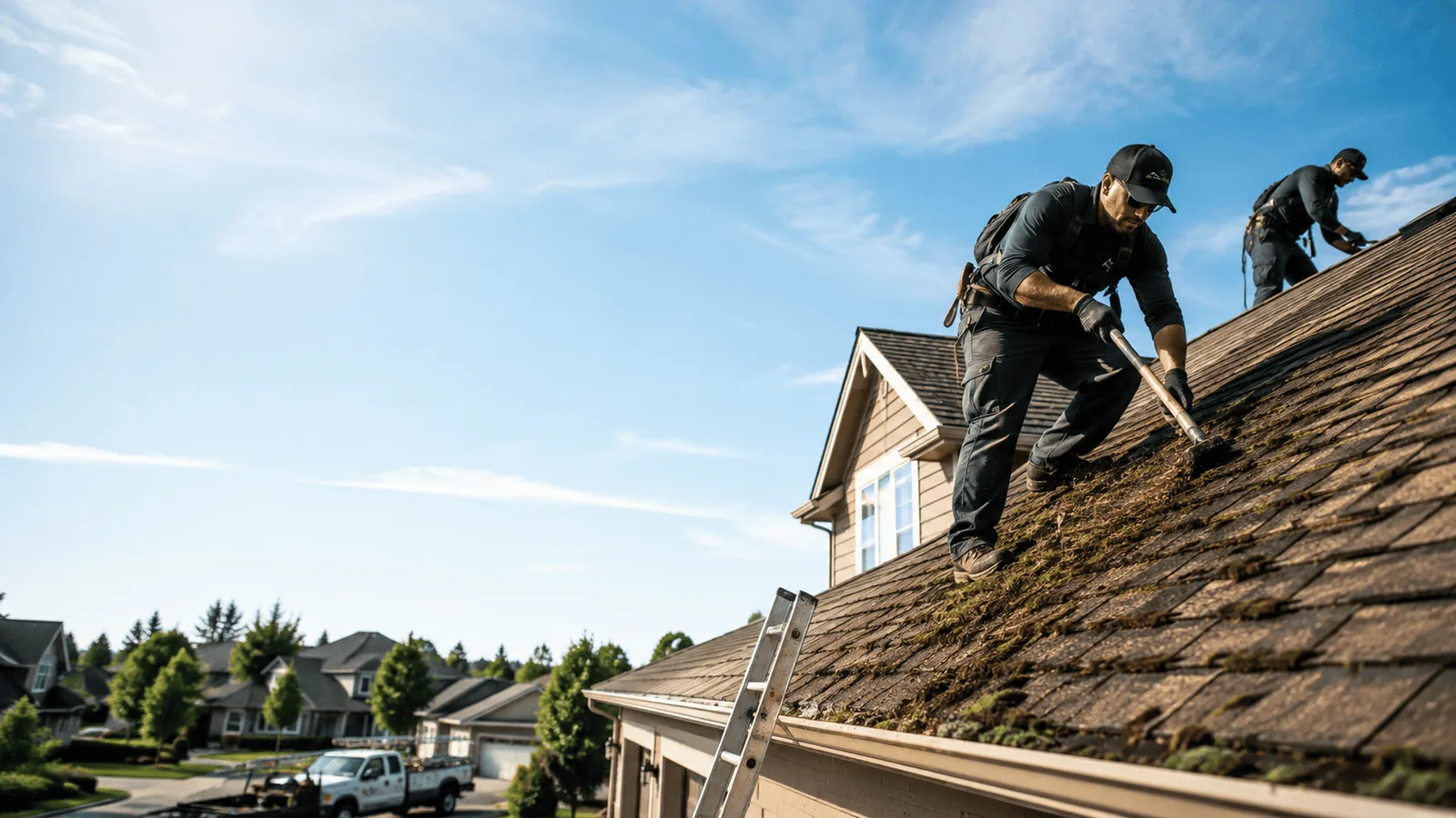 Roof Moss Removal in Clarksville, TX near me